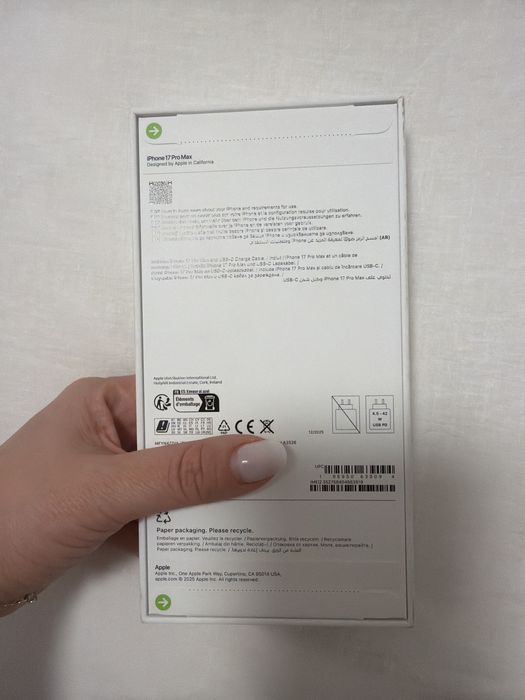 Iphone 17 pro max 256 Orange Sigilat