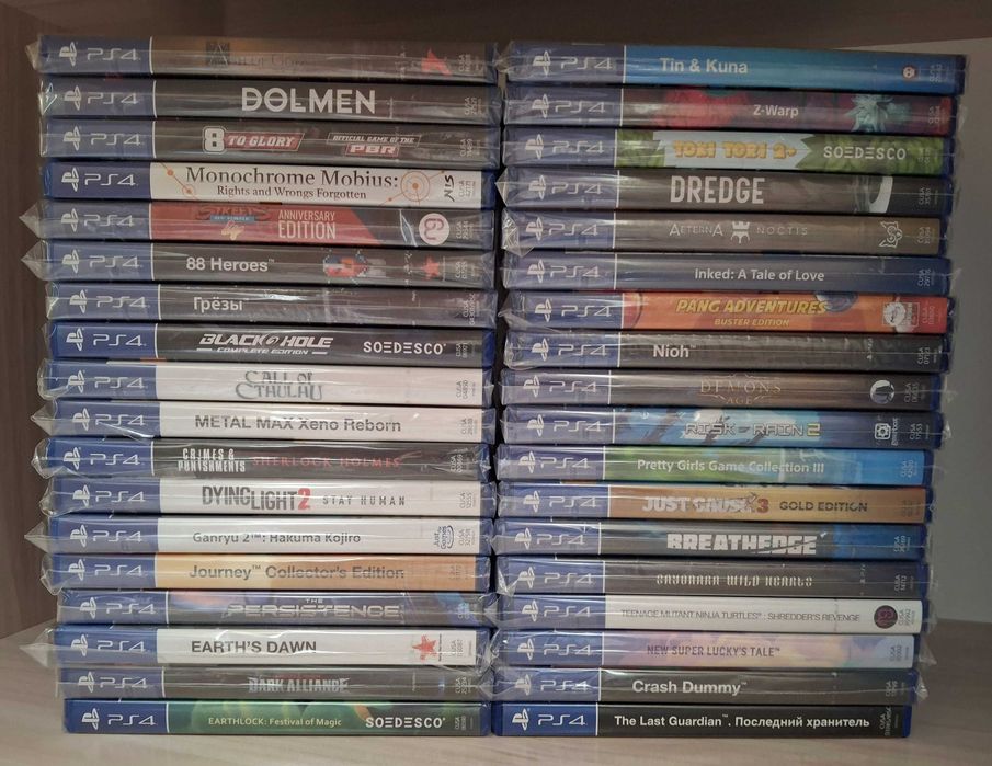 Игры на дисках для приставки Playstation 4 PS4 PS5