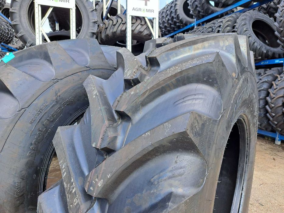 Anvelope noi 650/75R32 OZKA cauciucuri radiale pentru combina 24.5r32