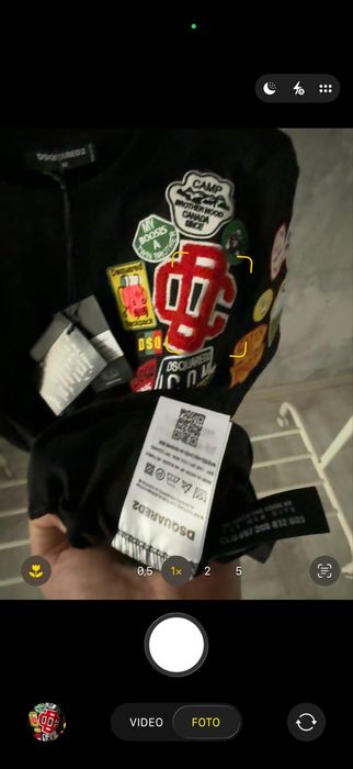 Tricou Dsquared2 DSQ LV Balenciaga off white