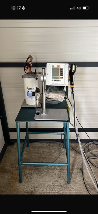 Vand linie vopsit in camp electrostatic noua