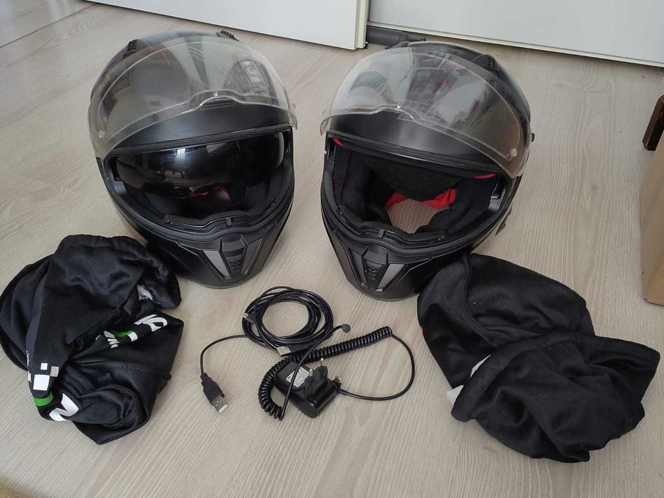 Casca Moto Nolan N86 cu intercom N-com B1, marimea M