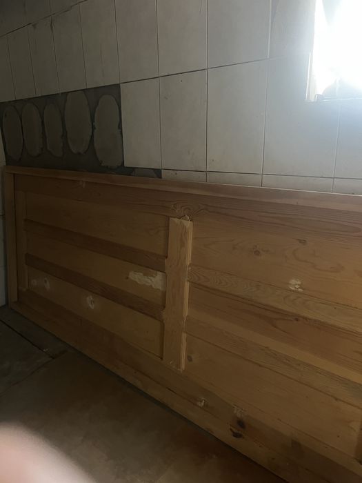 Деревяный двер для бани