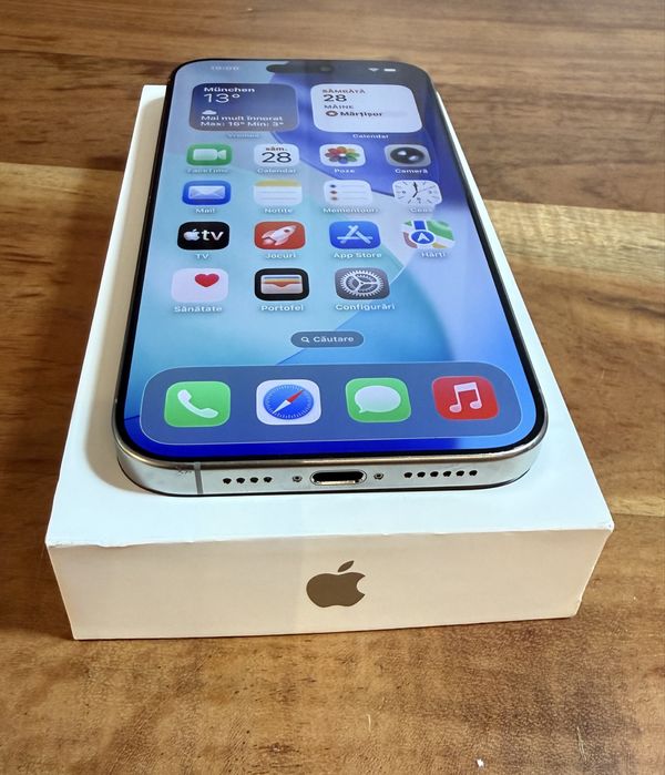 iPhone 16 Pro Max 5G, 256GB, Natural Titanium-100% Baterie