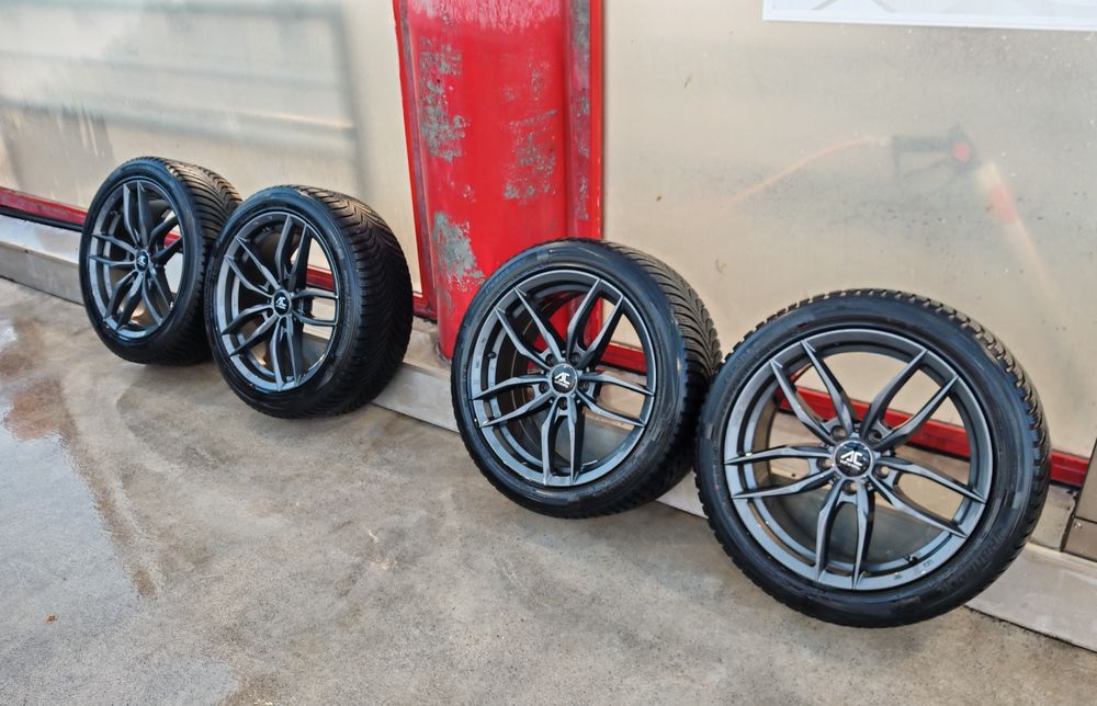 Set de roti cu jante 17", 5x112, 225 45 17 MS, pt Audi, BMW, Seat, Skoda, Cupra, VW, Mercedes, Mini, etc