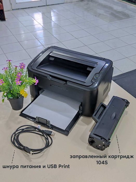 Принтер Samsung 1865 черно белый лазерный ксерокс А4 Гарантия