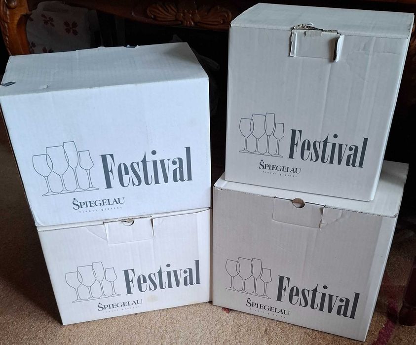 Set 24 Pahare Spigelau Festival - calitate germană - 4 modele