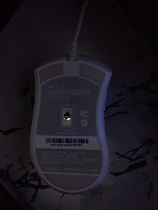 Мышка мышь райзер razer deathadder essential белый