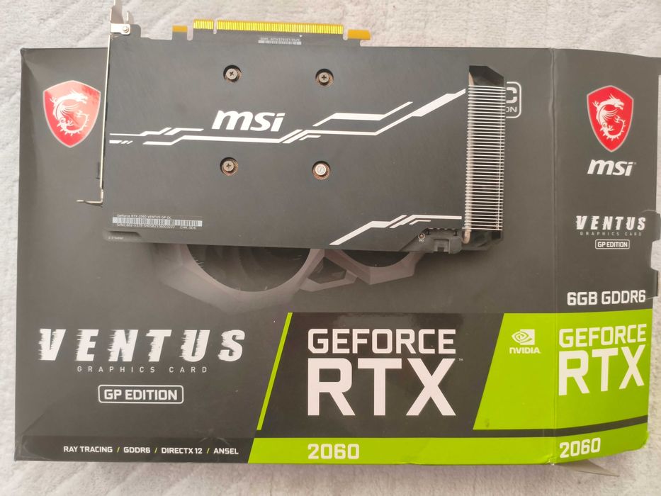 Видеокарта MSI GeForce RTX 2060 Ventus 6GB
