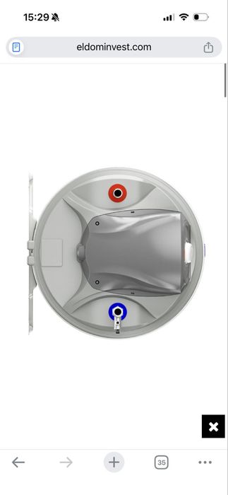 НОВ бойлер Елдом 50 литра ляв