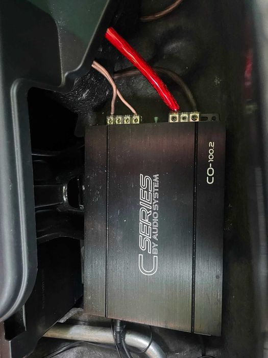Sistem Audio Crunch USA complet | Subwoofer + Amplificator + Cabluri | Audi A4