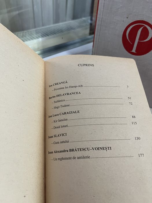 Carti din literatura romana