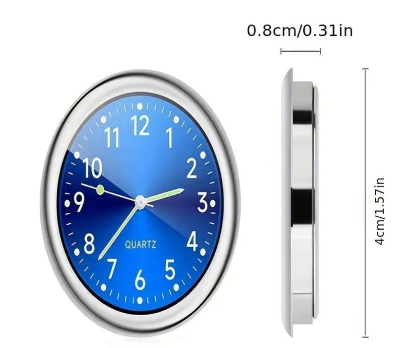 Различни цветове автомобилни часовници