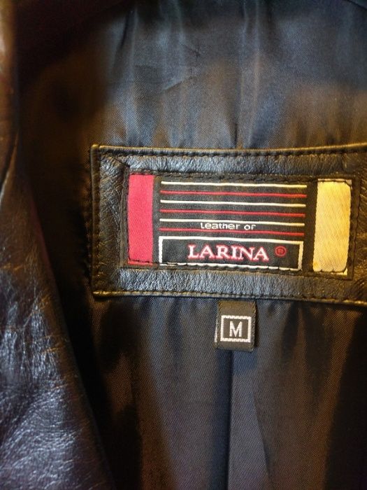 Haina lunga din piele naturala pentru femei. Stare NOUA