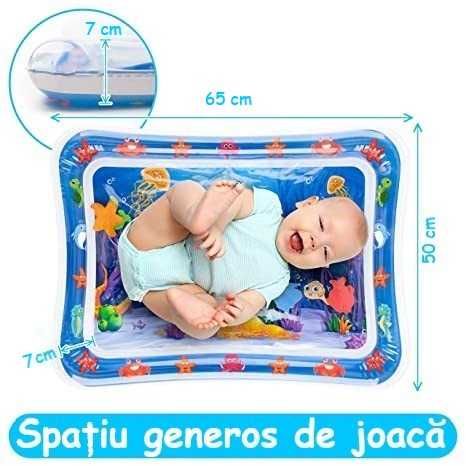 Saltea cu apa si centru de activitati pentru bebelusi 65 cm x 50 cm