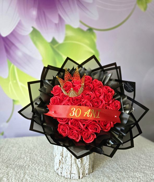 Buchete trandafiri de sapun