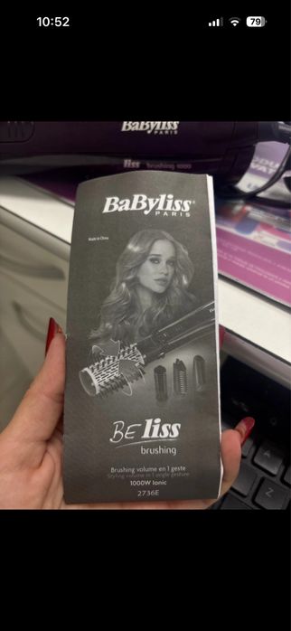 Perie rotativa babyliss be liss