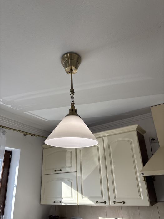 Set lampadar dublu cu inca Doua aplice simple+ cadou lampa neagra