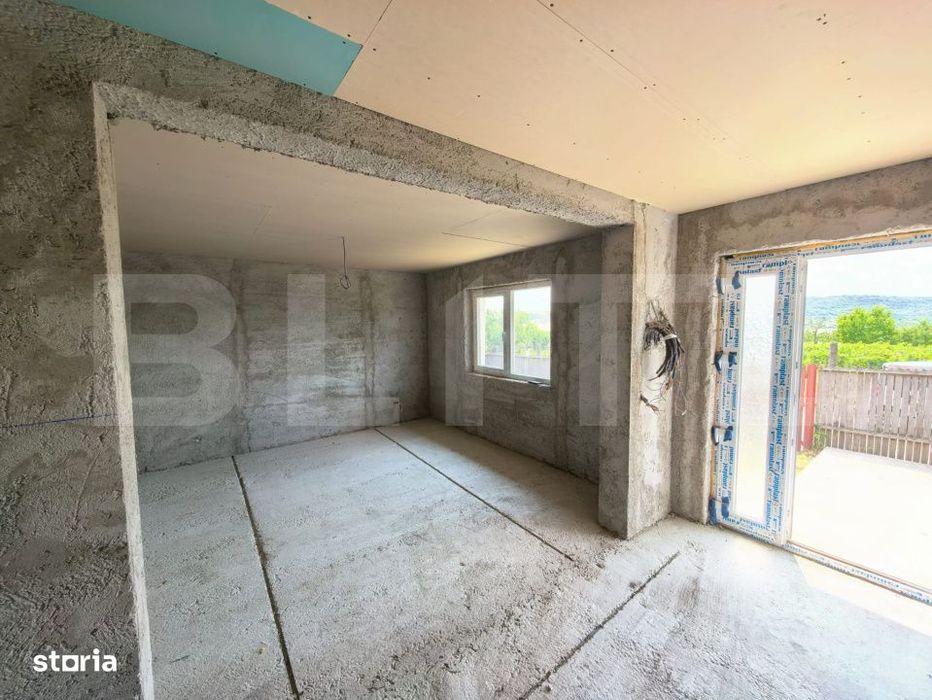Casa parter de vanzare in Erbiceni – 67 mp utili | Teren 500 mp | Fr