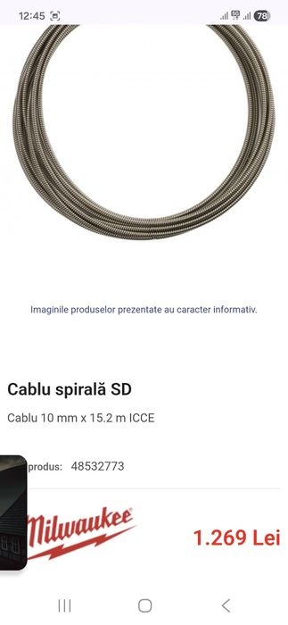 Milwaukee sarpe  spirala