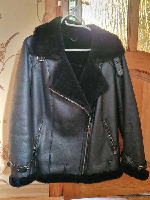 Дублёнка натуральная авиатор 40-44