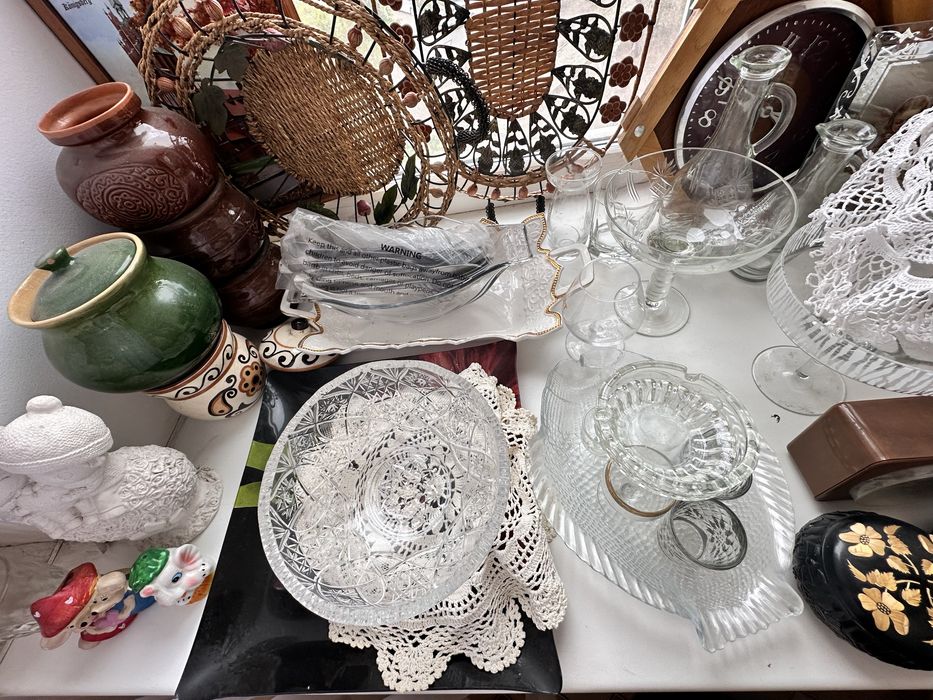 Посуда и хрусталь антиквариат