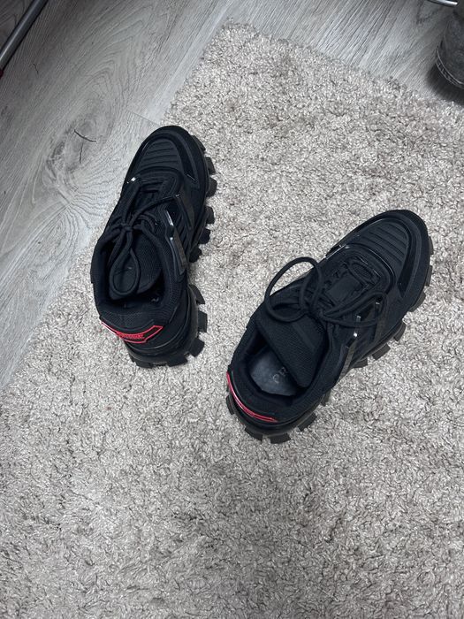 Papuci prada cloudblust negru marimea 40 bun si pentru 41