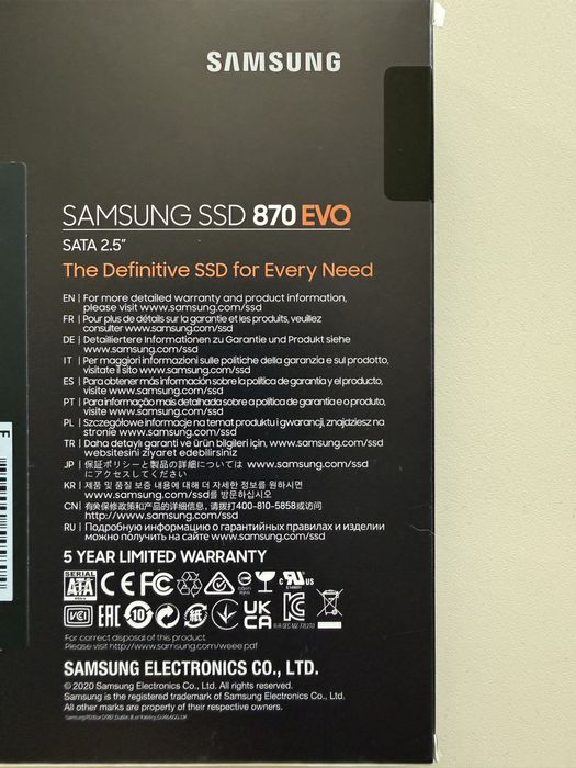 Хард диск 4TB Samsung 870 Evo ssd sata 2.5