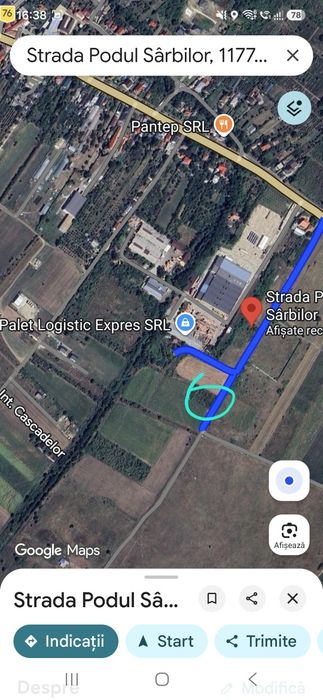 Vand teren intravilan Stefanesti