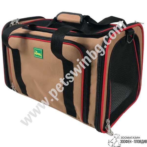 Hunter Carry Bag Sydney Beige/Red - 45/28/28см - Чанта за Куче/Коте