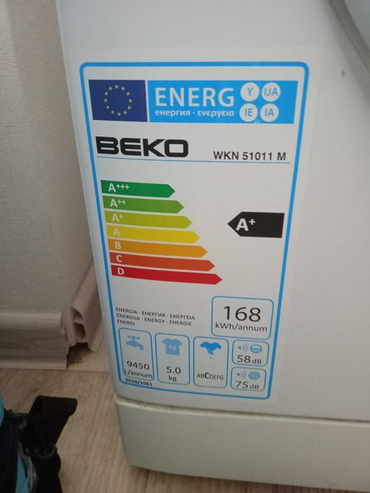 Рабочая стиральная машина