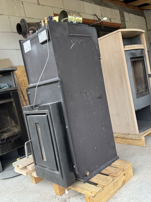 Șemineu cu apă BRUNNER B5 12kW Germania | 58L rezervor apă | Pentru calorifere și încălzire centrală