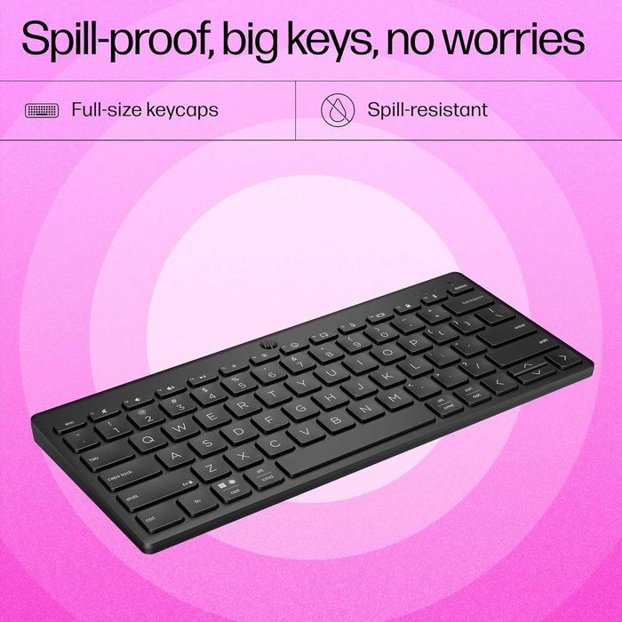 Bluetooth, безжична клавиатура HP 350 за множество устройства