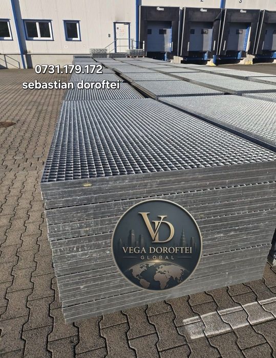 Grătare trepte zincate