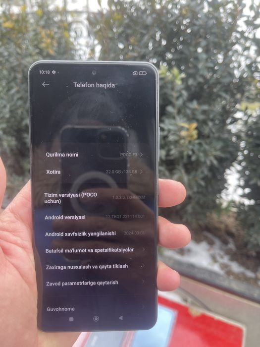 Poco F3 5G sotiladi srochna