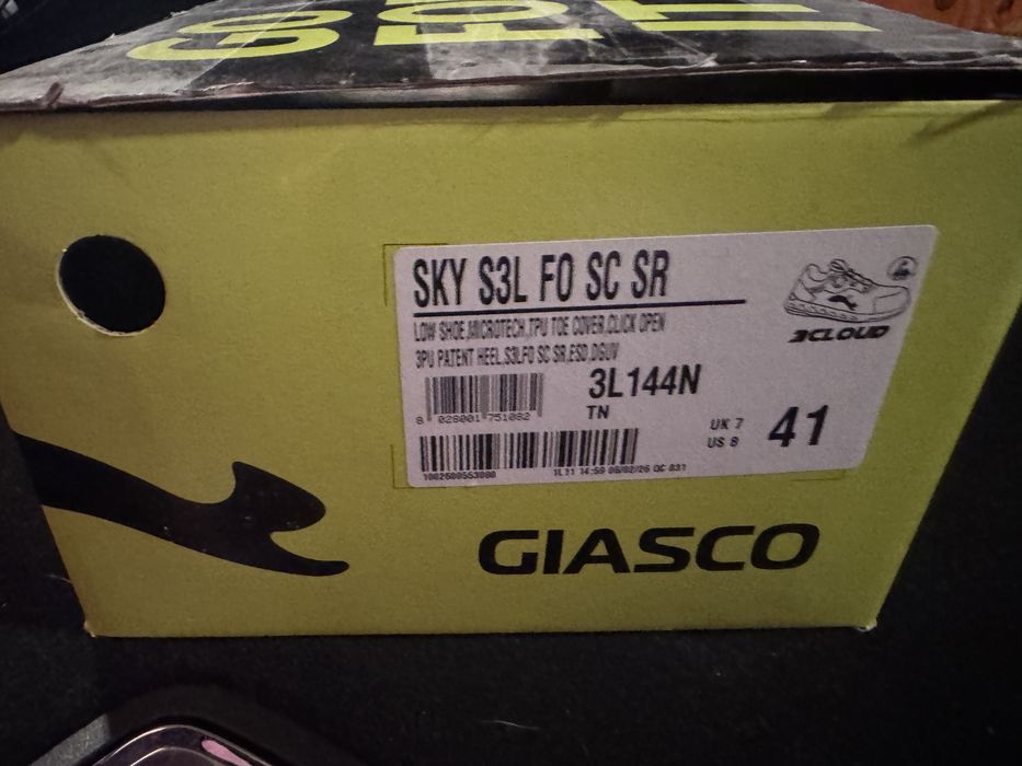 Pantof electrician Giasco SKY S3L FO SC SR cu sistem BOA marimea 41