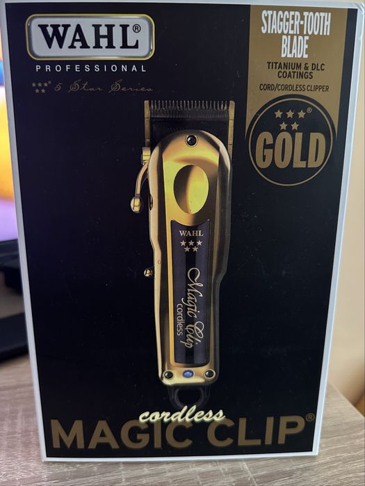 Продавам Wahl Magic Clip Cordless – Gold Professional