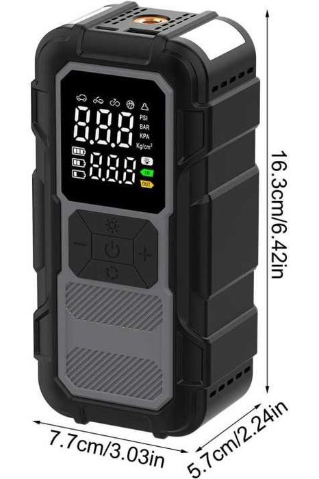 Компресор + стартер за автомобил JumpStarter 2в1 8000Mah