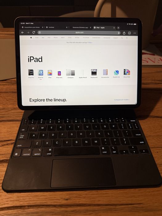 Ipad Pro 11” Gen 2, 256 Gb, apple magic keyboard + pencil