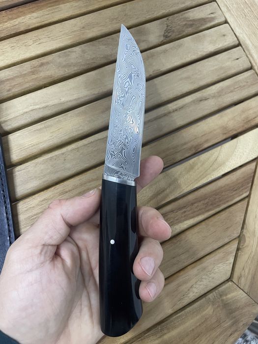 Vand cutit damasteel faurit de Sami Faur
