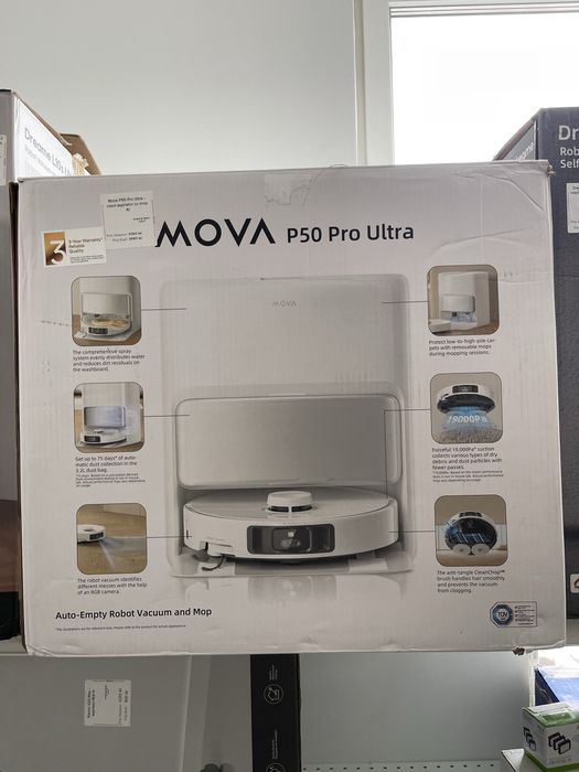Mova P50 Pro Ultra - Robot Aspirator cu Mop, AI