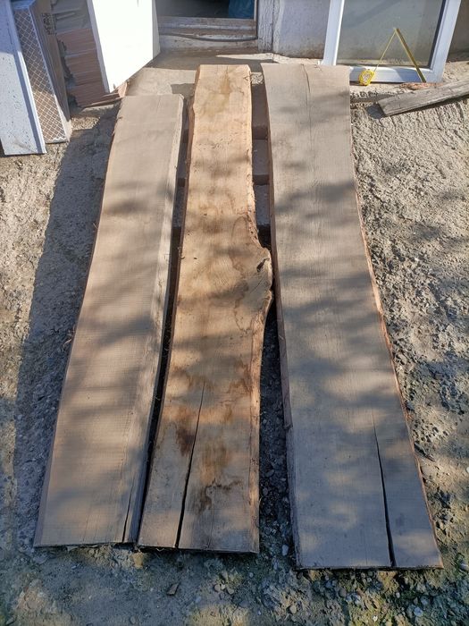 Cherestea stejar și scindura frasin  uscat