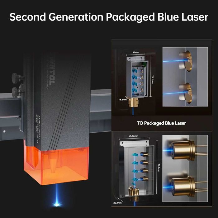 ATOMSTACK SWIITOL 6W 12W 1100лв 24W 1600лв CNC лазер лазерно гравиране