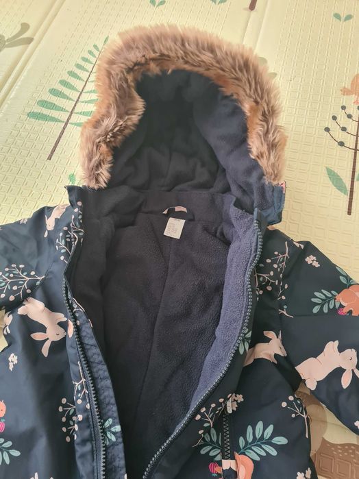 Salopeta Overall gros captusit de iarna cu gluga