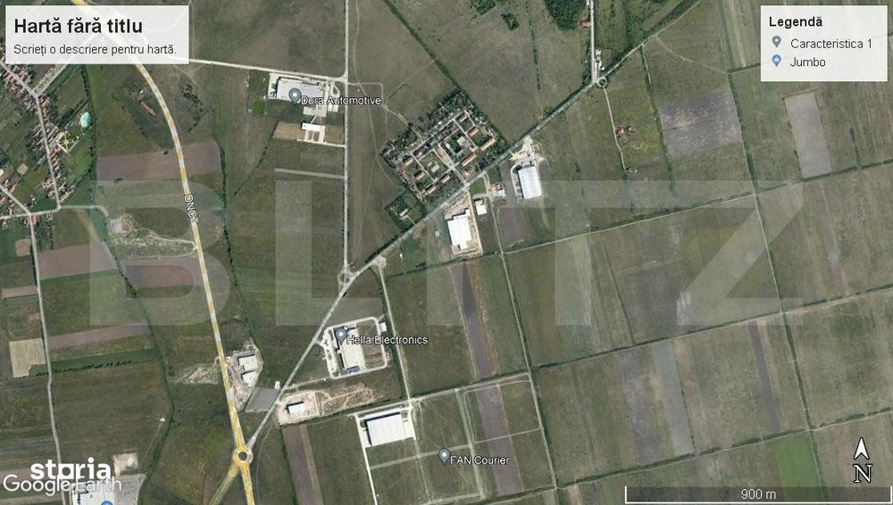 Teren cu suprafata de 2,6 ha, zona Aeroport