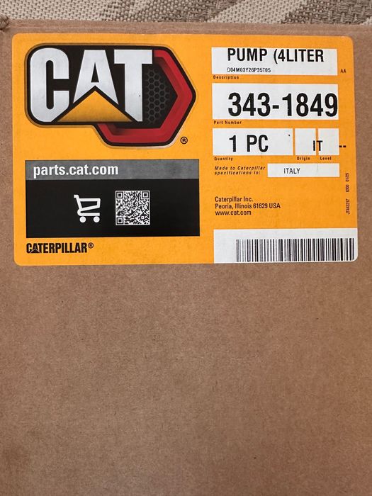 Pompă electrică pentru gresat CAT NLGl-2 24V