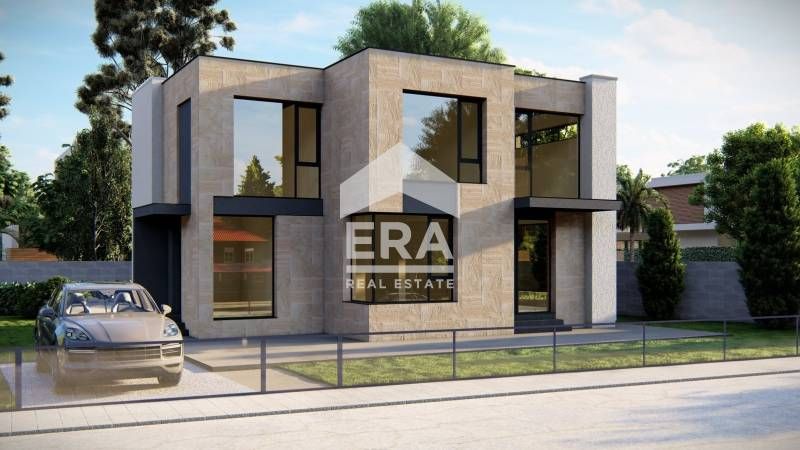Двуетажна новострояща се къща с Акт 15 за продажба, с двор и паркомяст