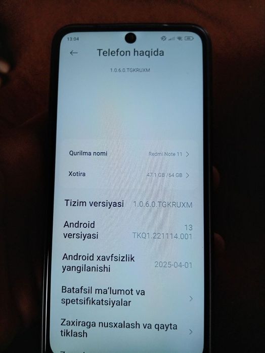 Redmi note 11pro 6 64gb