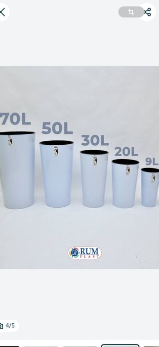 горшок пласмаса azaliya rum plast