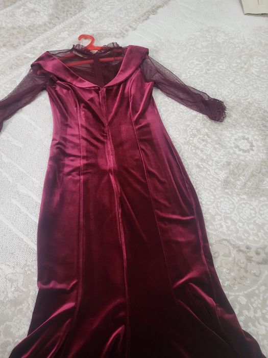 Платье бархатный размер 48-50